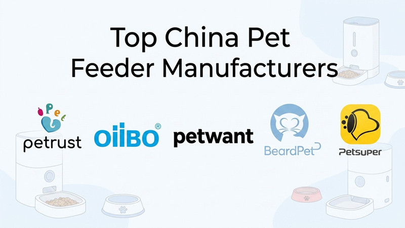 Top 5 Smart Pet Feeder Manufacturers China 2026