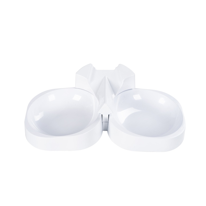Pet Feeder Dual Bowl Accessory