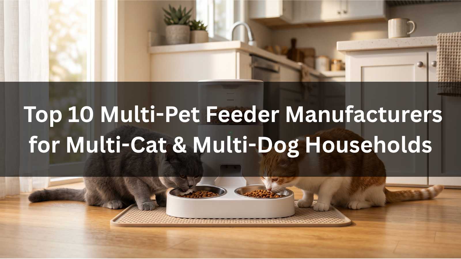 Top 10 Multi-Pet Feeder Manufacturers for Multi-Cat & Multi-Dog Households